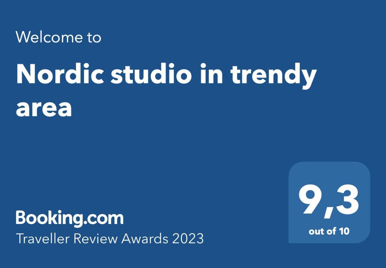 Trendy Nordic Studio By Tram Stop Helsinki Exterior foto
